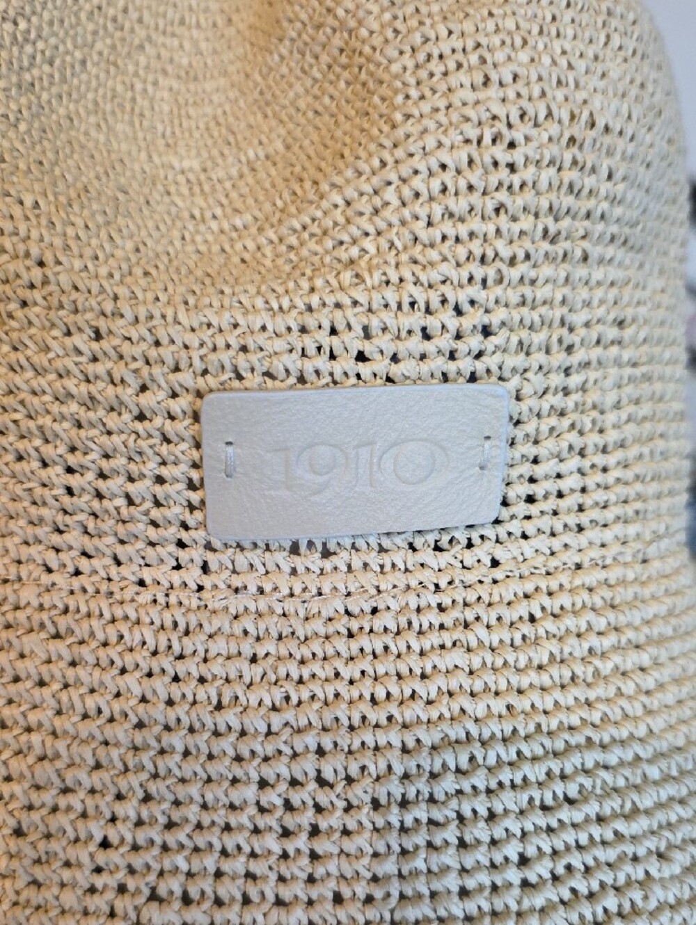 NWT CATARZI 1910 ITALY Packable Beige Straw Sun Hat - Women's Beach Hat P25CAT17 - Picture 3 of 8